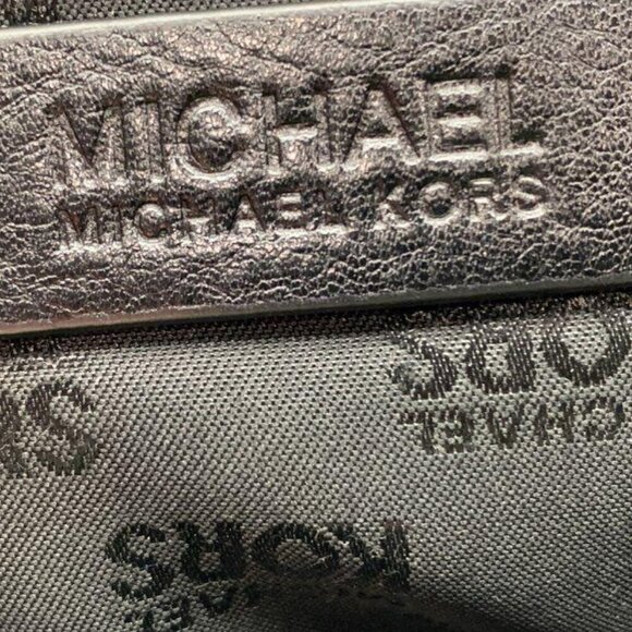 Michael Kors Black Monogram Shoulder Bag - Picture 11 of 14